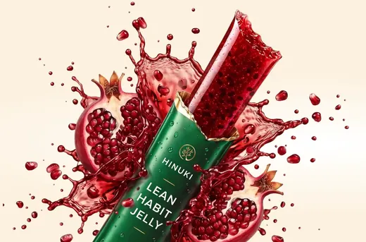 Hinuki Jelly Sticks™ ready-to-eat jelly stick with pomegranate