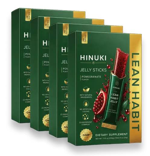 Hinuki Jelly Sticks™ product boxes
